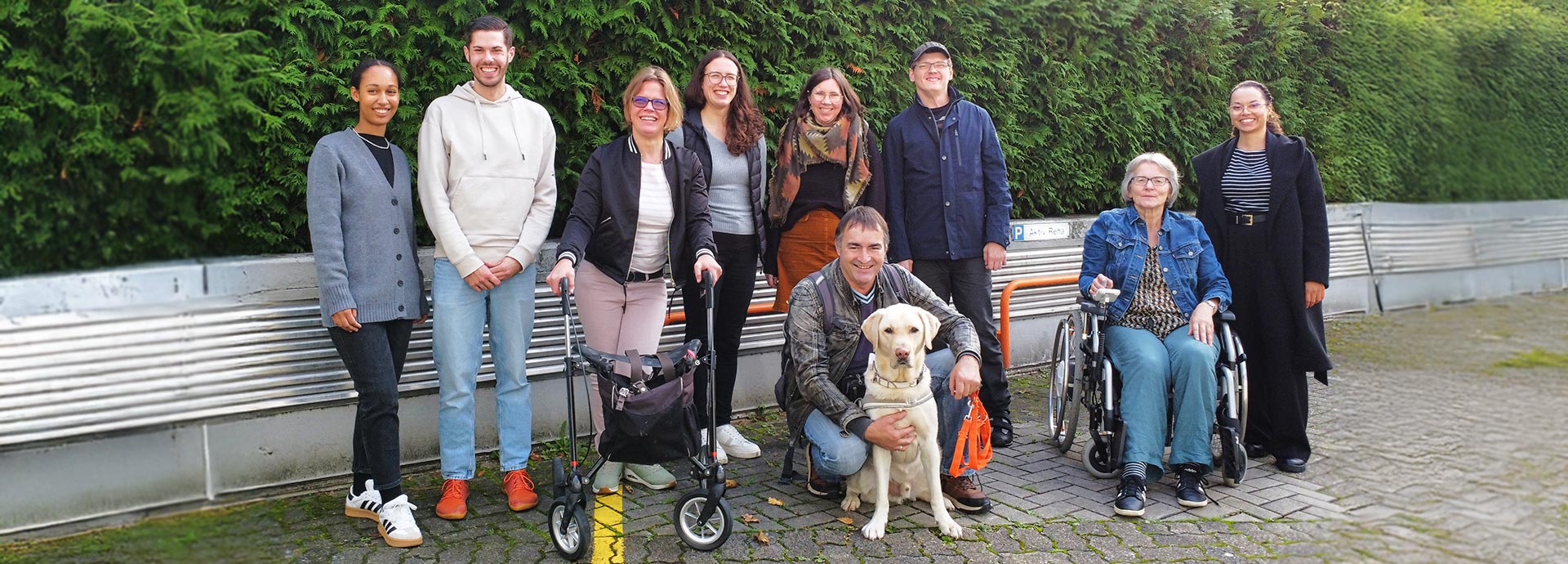 Gruppenfoto Verein Netzwerk Inklusion Freiburg